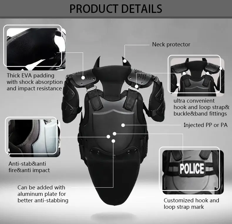 Full Body Protection Fire Proof Armor Riot Control Suit Military Police ...