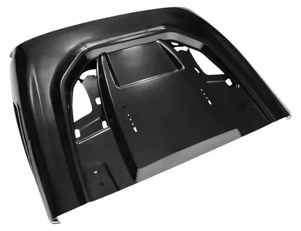 Hood Modified Black Engine Protector Stainless Steel Engine Hood