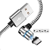 2019 factory hot sale wholesale usams u29 durable nylon braided magnetic type c micro usb data cable Manufacturer Supplier