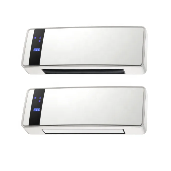 Electric Ceramic Ptc Wall Heater /wall Mounted Room Fan Heater With Led Display Waterproof Buy