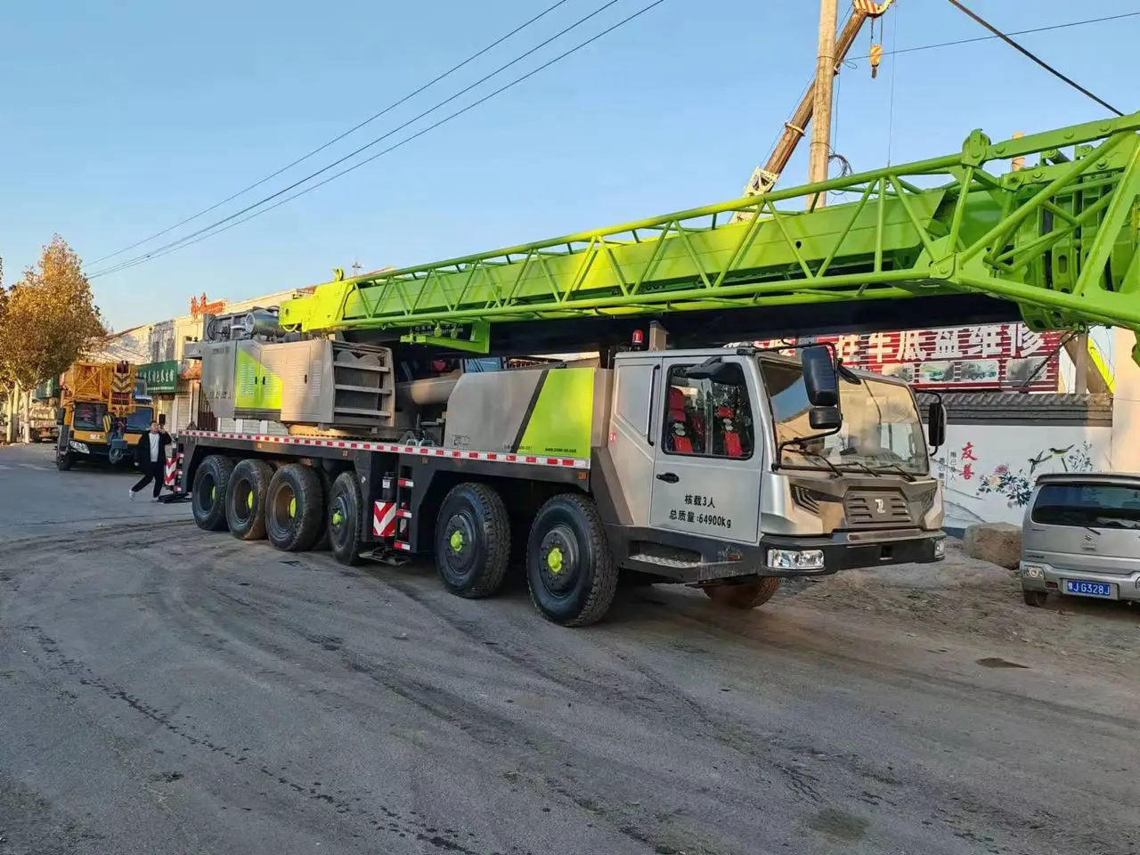 100 Ton Hydraulic Mobile Truck Cranes Zoomlion Ztc1000 Truck Crane At ...