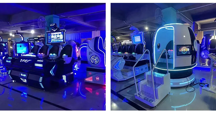 Single VR360 Rotating Platform Large Indoor VR Simulator Equipment with Rotating Seat Somatosensory Experience Hall Features