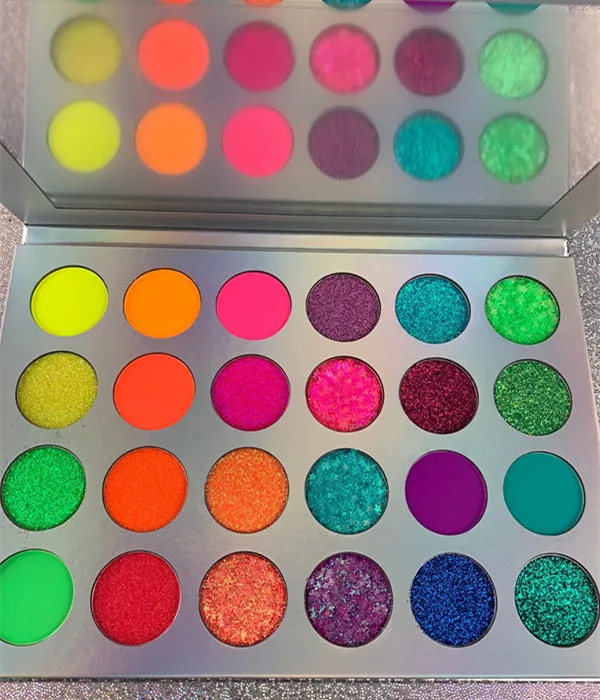 Neon Eye Shadow Make Your Own Logo Eyeshadow Palette Brand - Buy Neon ...