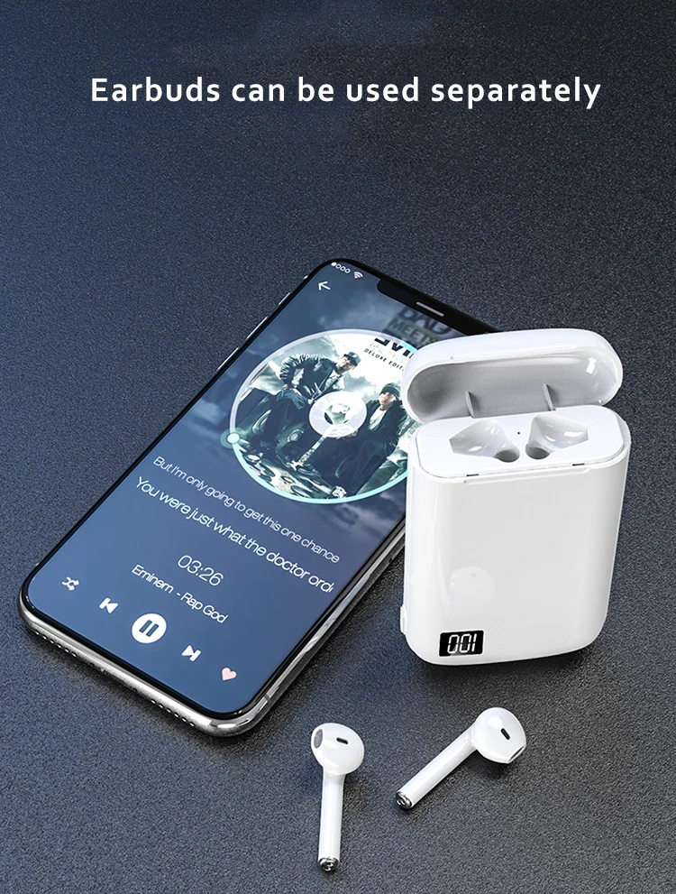 promotional cheap Mini bluetooth Waterproof Wireless bass stereo portable mini sport earbuds i9s i7s i12 tws for hifi music - ANKUX.COM