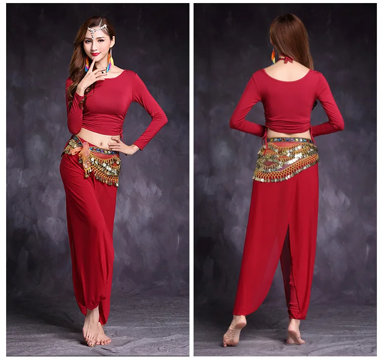 Dance Bollywood Belly Dance Suit For Performance Indian Women Dresses