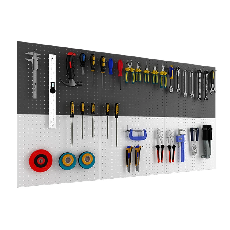 Sizetocut Pegboard Wall Display Organizer Garage Hardware Tool Display Wall Plastic Pp