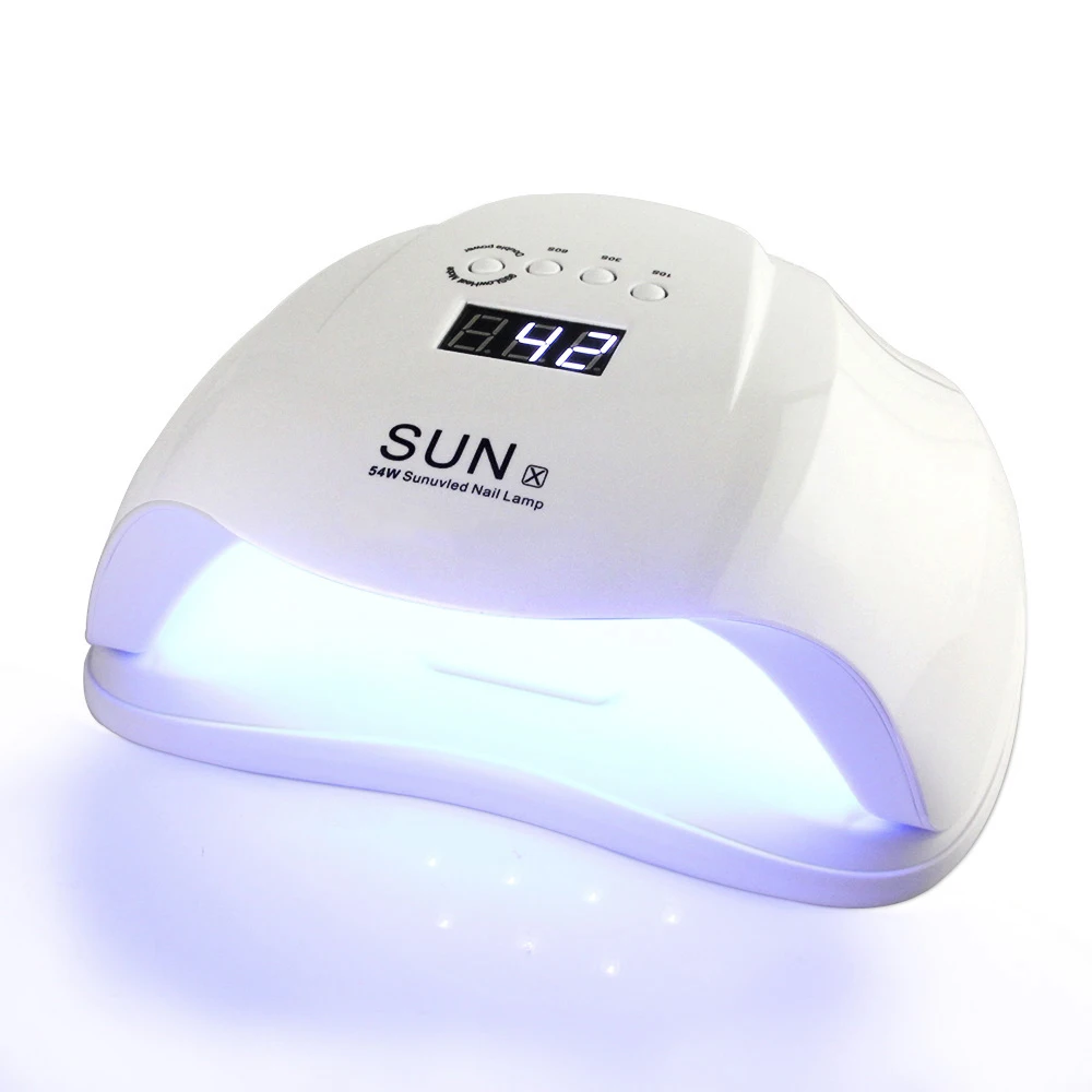 Factory Supply Cordless Gel Polish Dryer Rechargeable 54w/48w  Uv Led Nail Lamp With High Quality