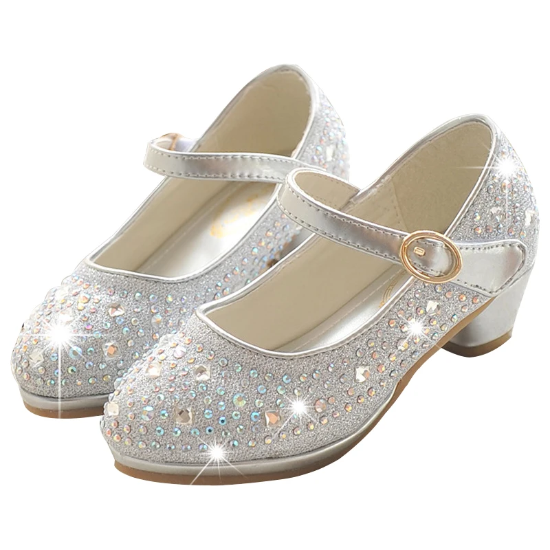 Cinderella Glass Children's Diamond High Heel Girls' Piano Performance ...