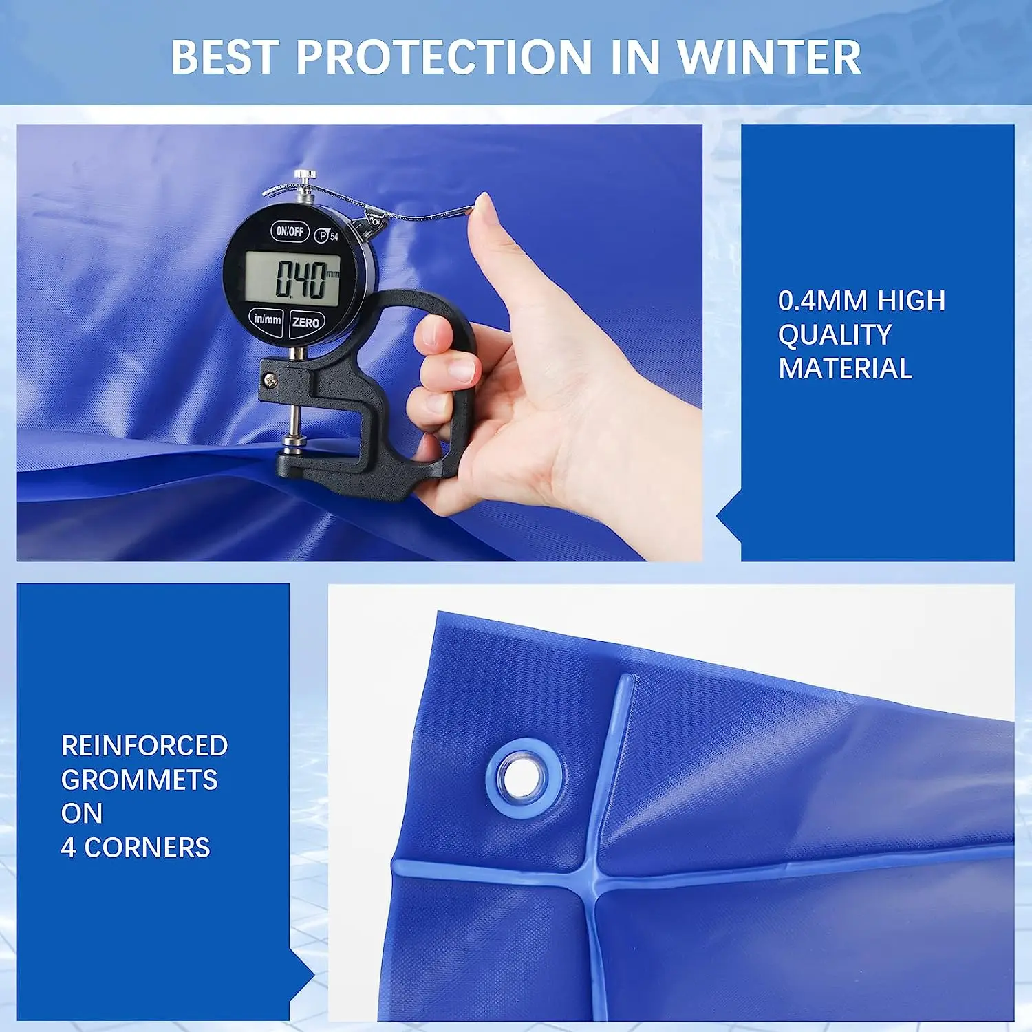 Custom Winter Inflatable Pool Air Floating Pillow For Above Ground