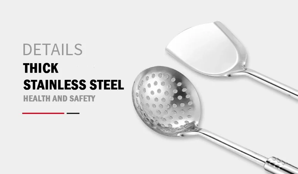 Wholesale 7 Piece Stainless Steel Indian Kitchen Tools Utensils Cooking