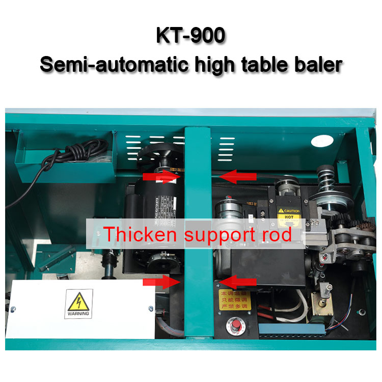 JYD Factory Price KZ-900 Semi Auto Desport Plastic Belt Strapping Machine Carton Bundle Wrapping Machine Packing Strap Machine