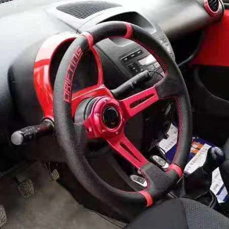 14inch Pvc Steering Wheel F30 Wheels Mustang 204 E60 E90 Racing Custom Carbon G37 G50 Quick