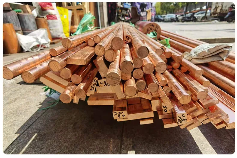 T2 Red Copper Rod Large Diameter 20-50mm Pure Copper Mold Electrode Zero Cut C1100 Specification Metal & Metal Products