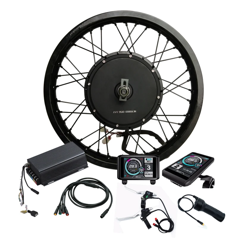 Qs Motor V3 Rear Wheel Sabvoton Controller 5000w Electric Bike Kit Buy Electric Bike Kit 5000w