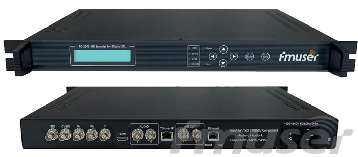 FMUSER 4 puntos enviados a 1 estación 5.8G Video digital HD STL-DSTL-10-4 HD-4P1S