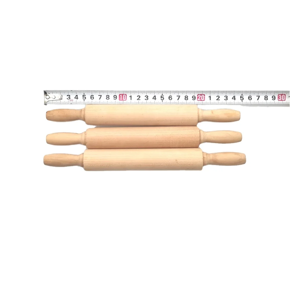children toy mini lotus wood dough rolling pin for kids
