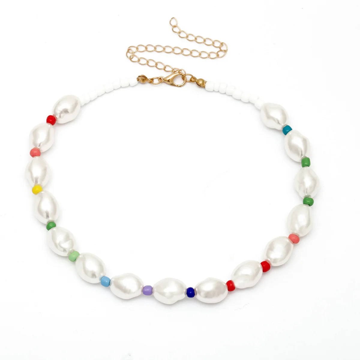 Simple Temperament Creative Oval Pearl 