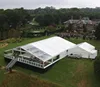 300 people aluminum frame white construction marquee tent for wedding parties