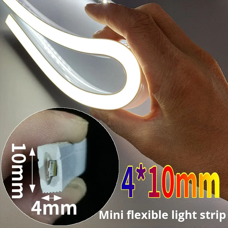 product soft light led tv strip 4mm 6mm wide round semi circular 13mm 5v ultra thin waterproof light strip-24
