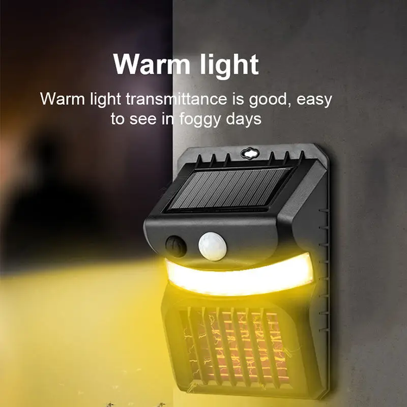 SAIJZEK.hot selling outdoor garden use professional solar power anti mosquito led killing lamp trap bug zapper mosquito light supplier