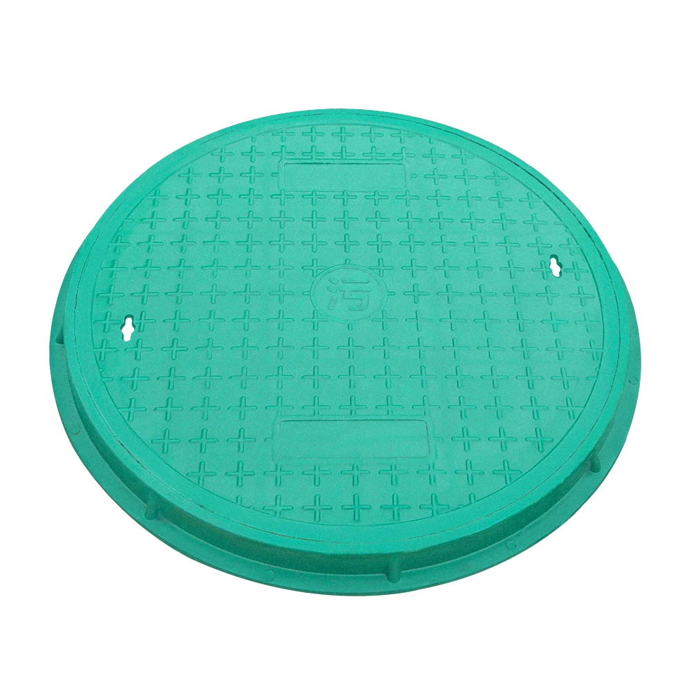 
High-quality heavy-duty round composite plastic manhole cover 