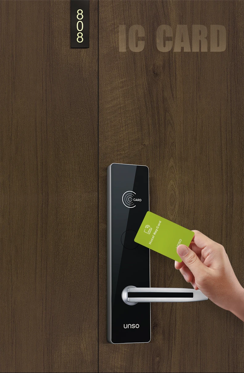 Zigbee Fingerprint Electronic Smart Password Door Lock locking system, hotel rfid door lock system, hotel door lock system - ANKUX.COM