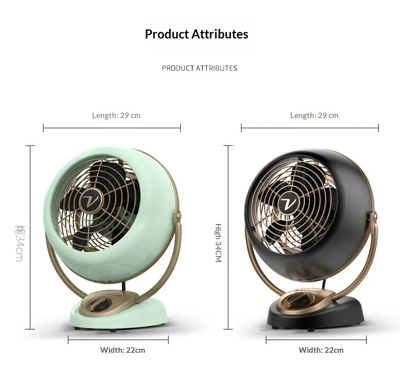 Table Fans, 5-Speed, Portable - detail 20
