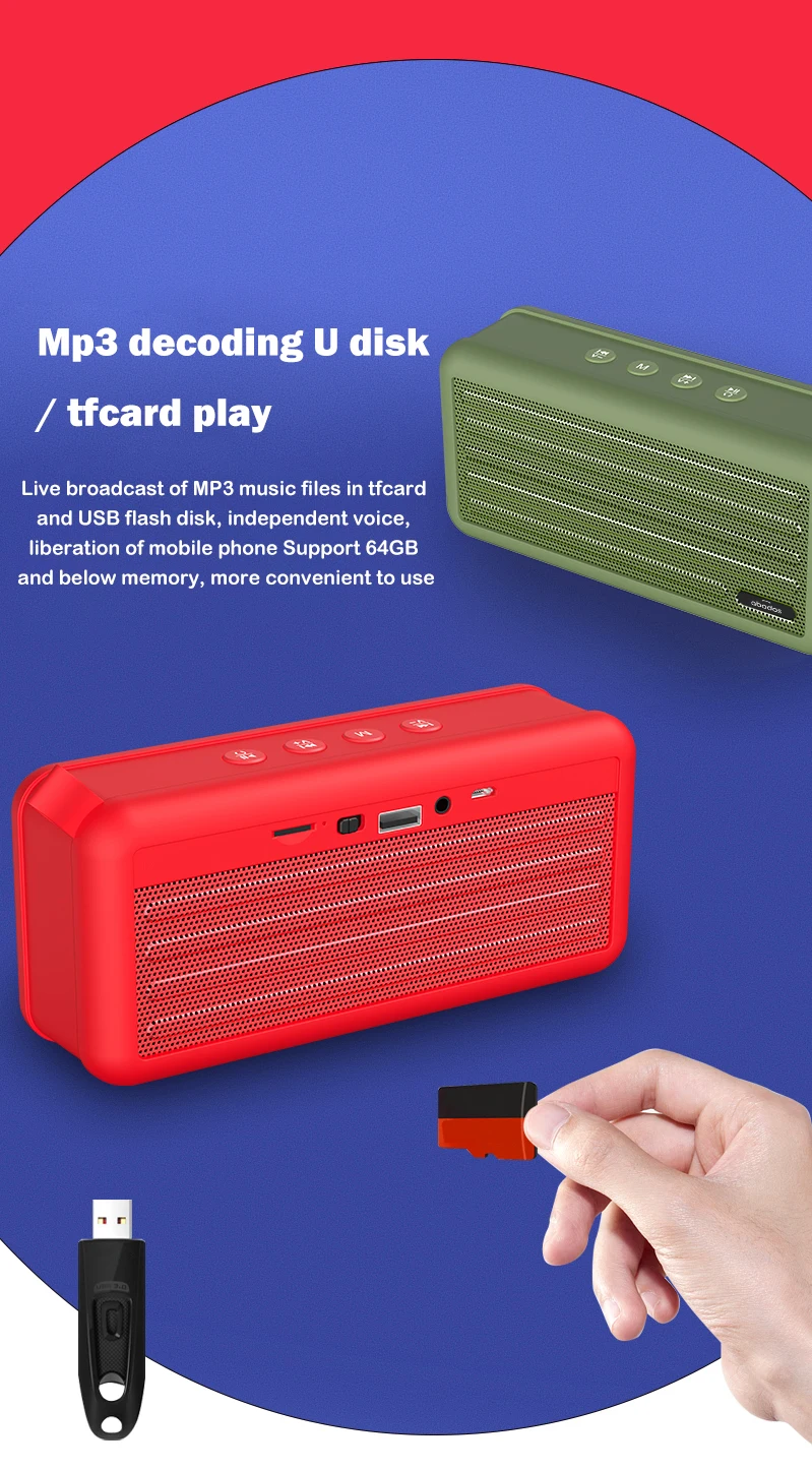 Portable Blue Tooth Speakers Professional Hifi Speaker - ANKUX Tech Co., Ltd