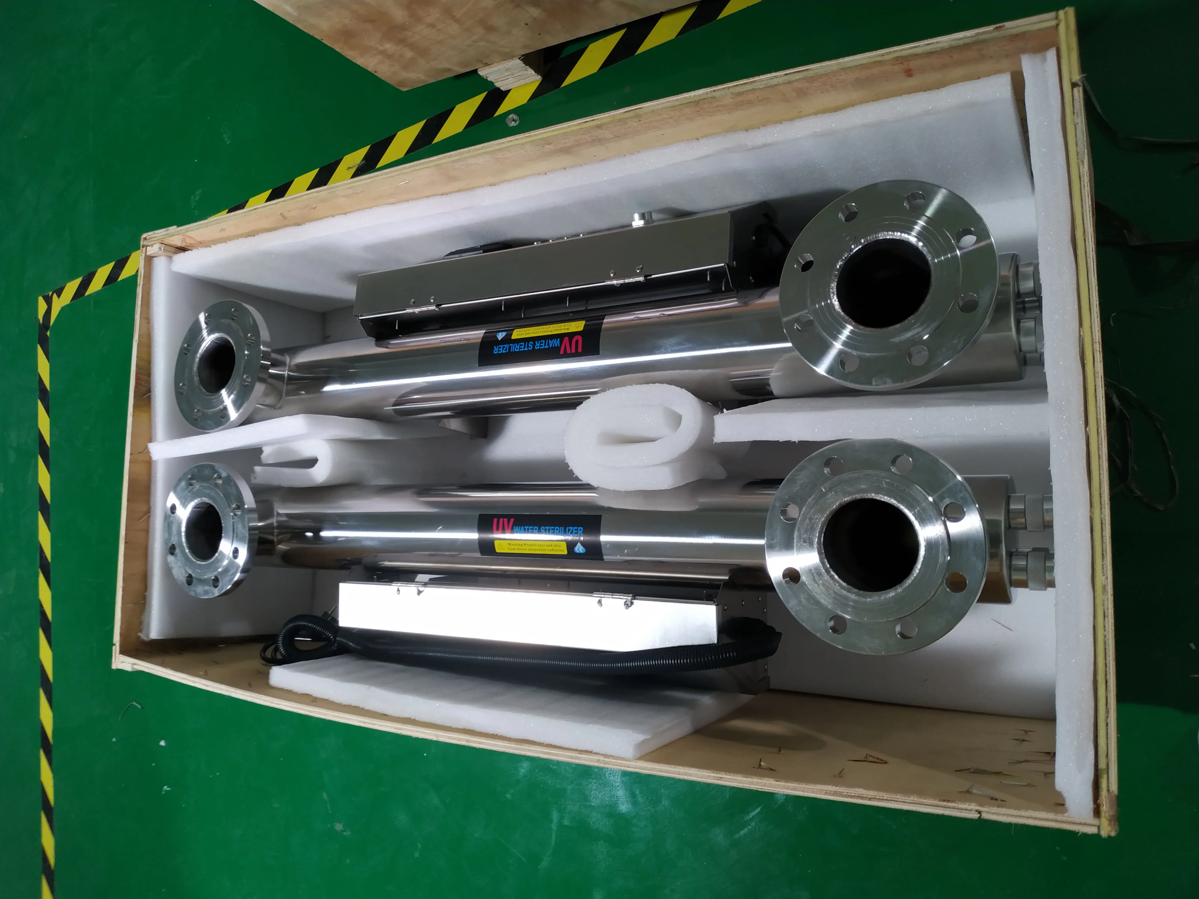 gyr 80w 3-6t/h不锈钢紫外线消毒器,用于饮用水净化消毒