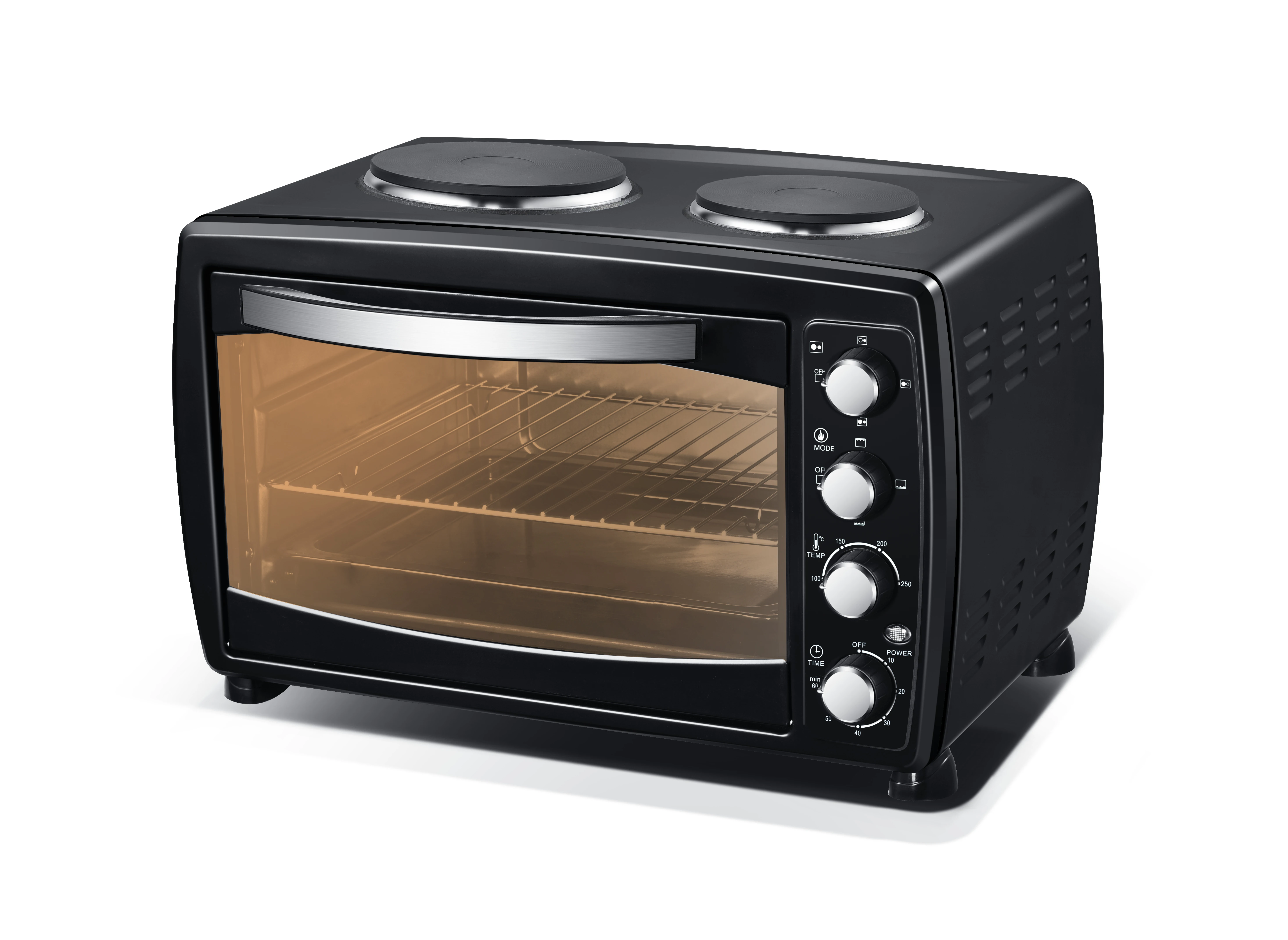 1600w Large Home Electric Chicken Roasted Rotisserie Convection Oven