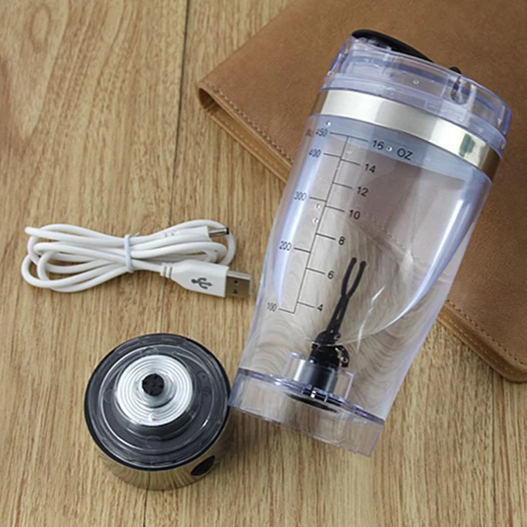 16 Oz Protein Shaker Bottle With Mixing Ball And Storage Container