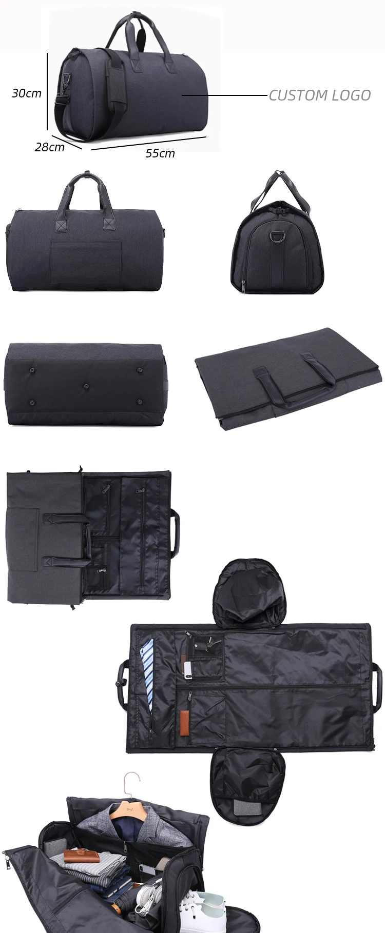 mens hanging clothes travel bag