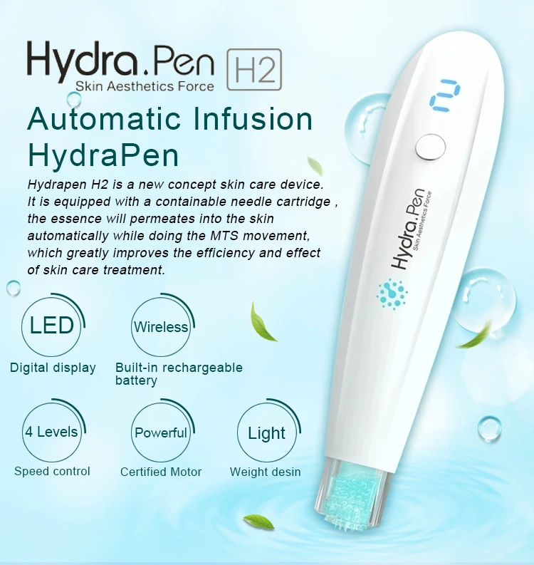 Automatic serum hydra pen h2 Mesotherapy Injection Facial for salon clinic spa use