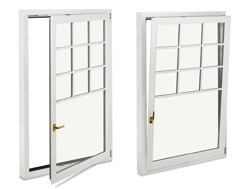 Mjl Wood Grain Large Glass Windows Sound Proof Aluminum Alloy Tilt And