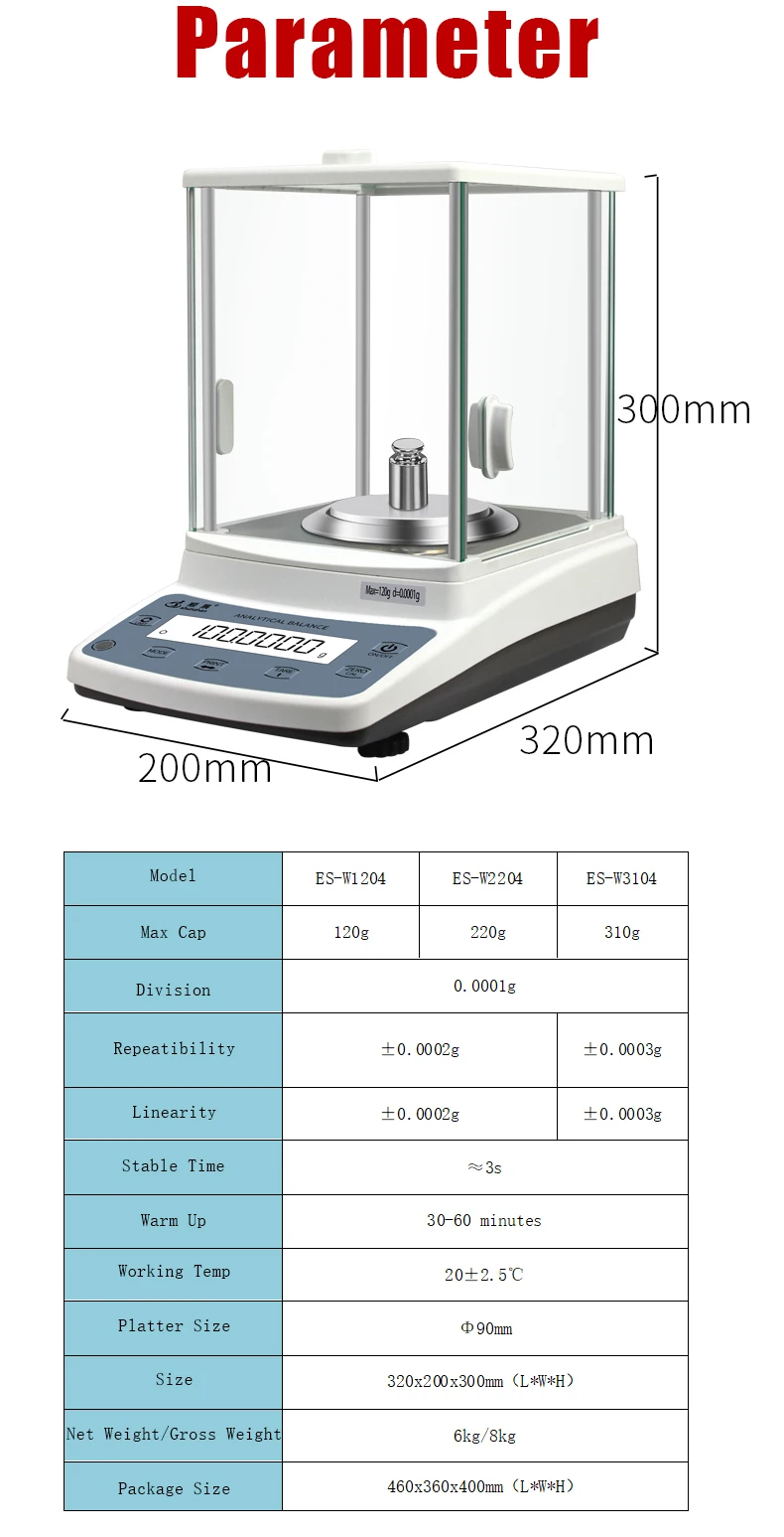 120g 220g 310g 0.0001 G Accuracy High Precision Electronic Analytical