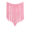 Cotton Knitted Tapestry Pink Macrame Home Decor Boho Wall Hanging