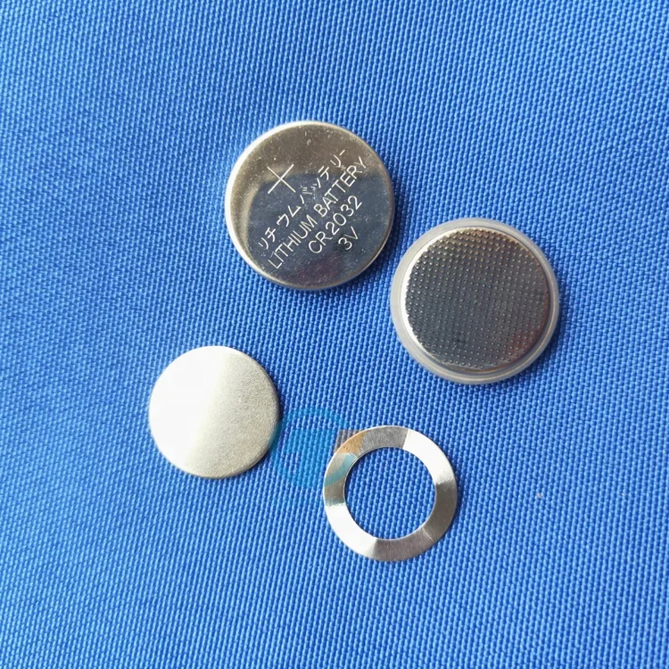 316 Stainless Steel Cr2032 Coin Cell Cases With Spacer And Spring 100