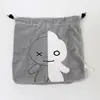 BTS Bulletproof Youth League black and white robot beam pocket 21X19CM 55G