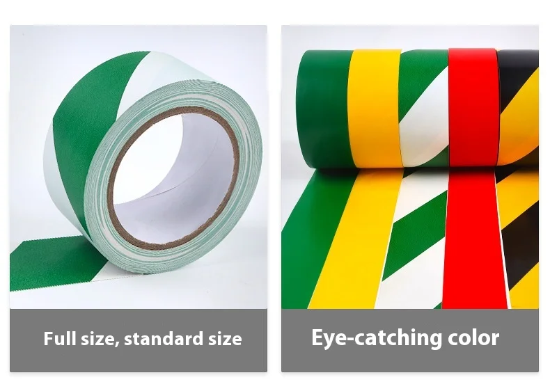 Warning Zebra Label Yellow & Black PVC Zebra Crossing Warning Tape Ground Logo Decoration ...