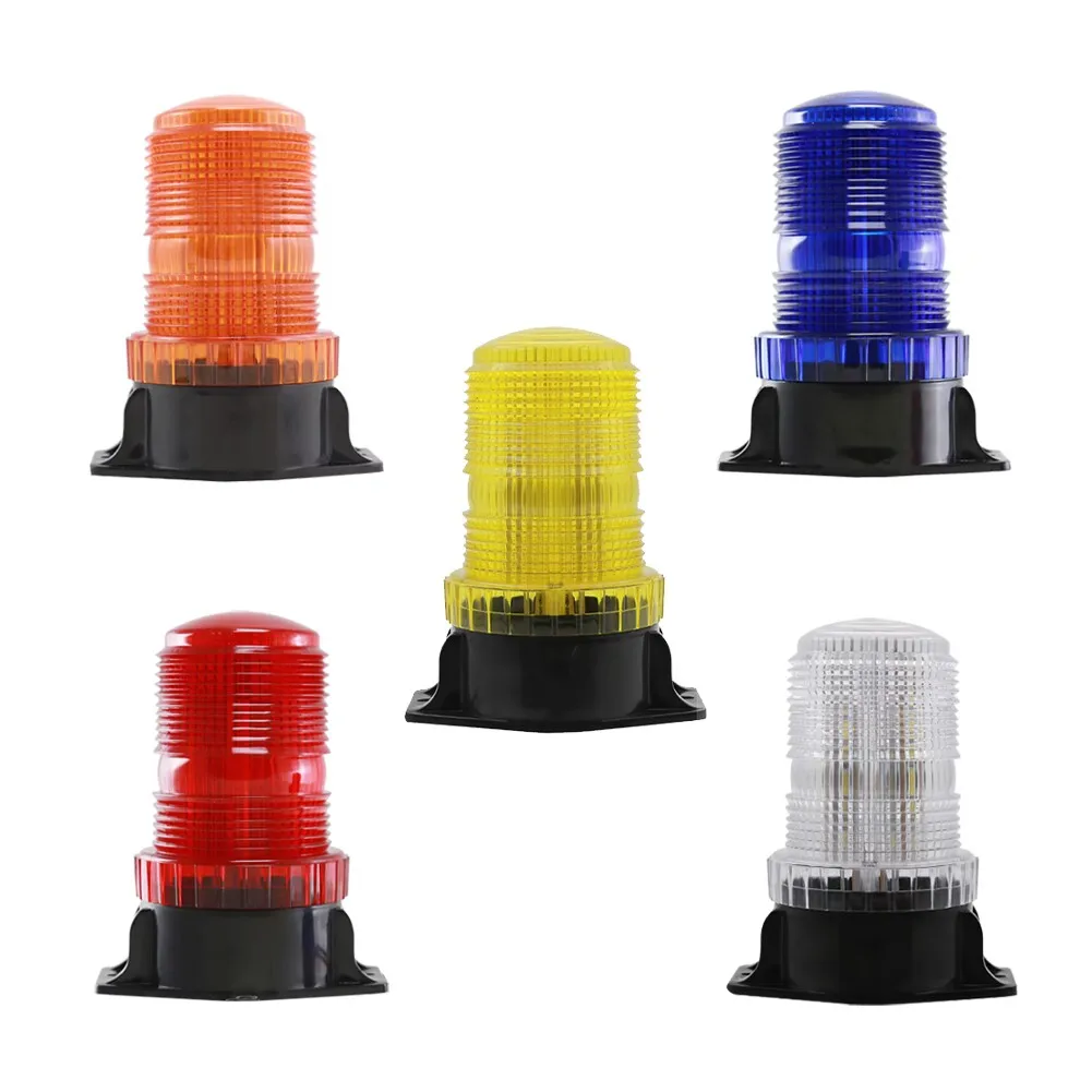 product dc10 100v white emergency rotating strobe alarm led flash beacon safety light for forklift trucks-13