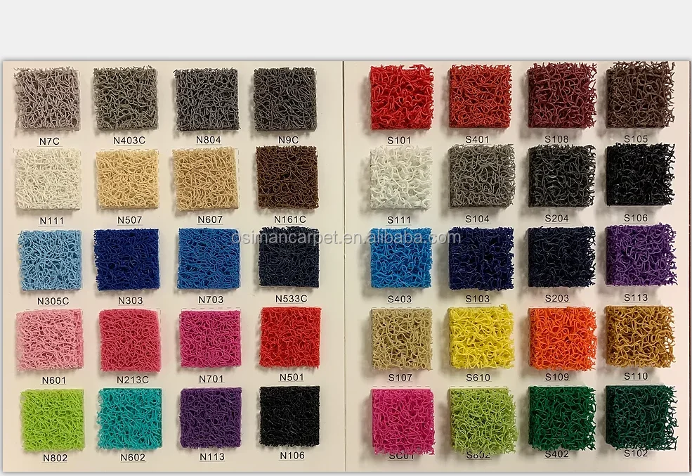 PVC MAT COLORS