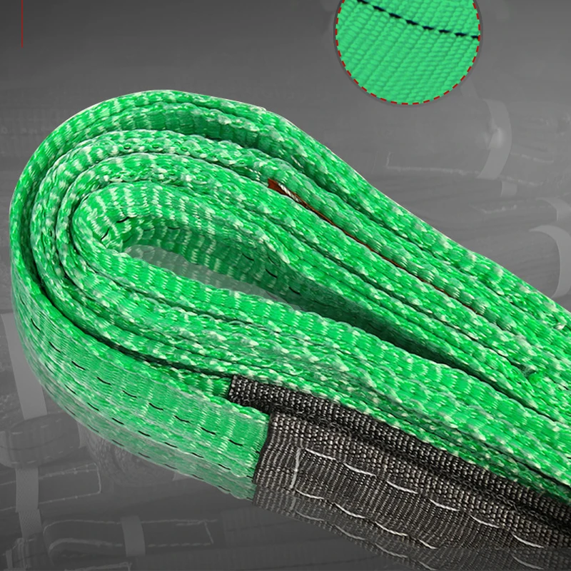 Flat Webbing Lifting Slings 6:1 50mm 2 Ton Webbing Belt Sling Eye Type ...