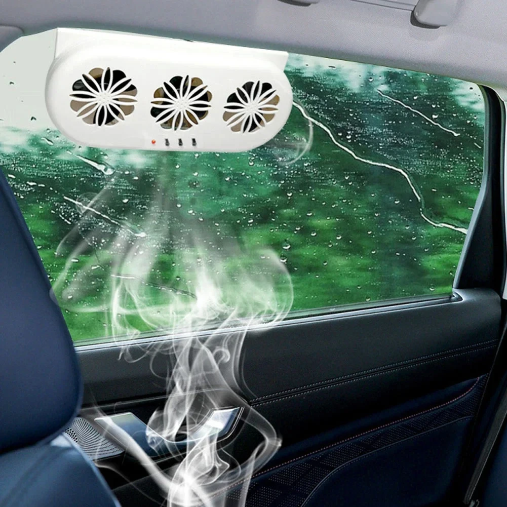 Car Exhaust Fan, Solar, USB - detail 10