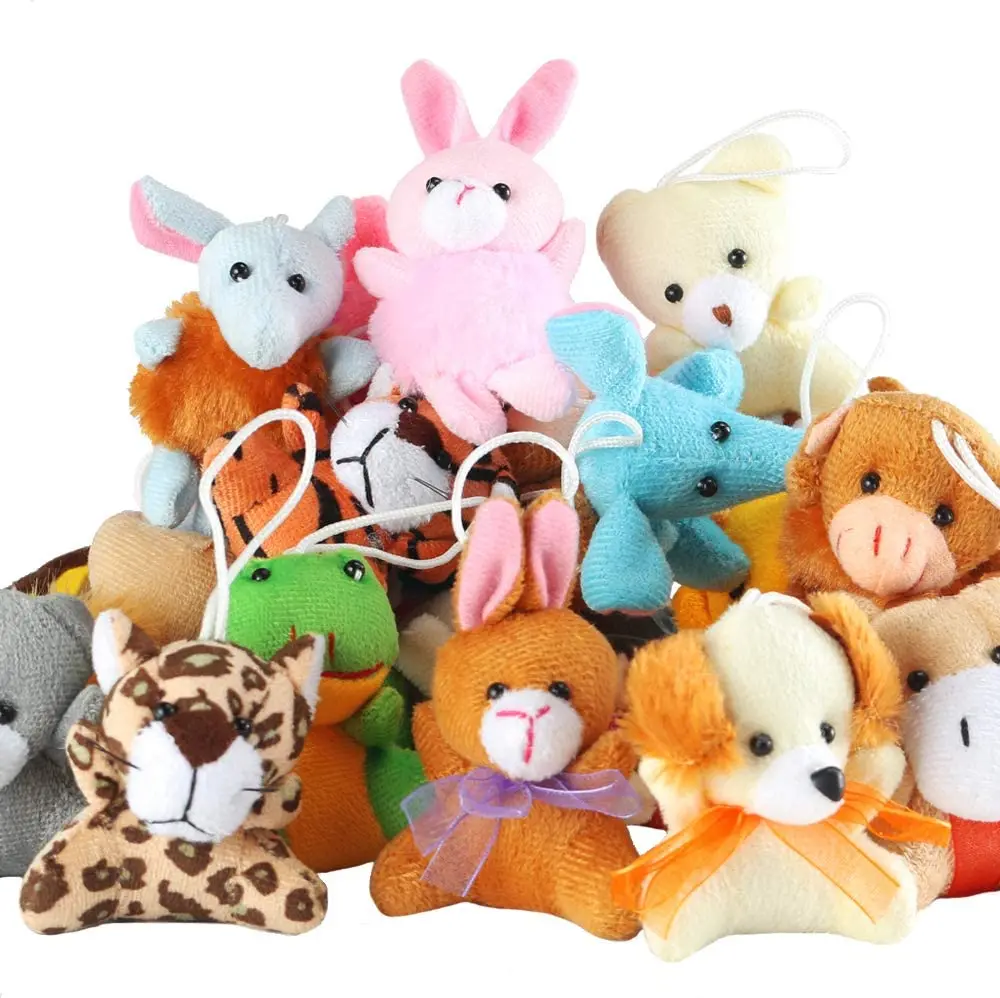 Yh Customized Designs Cute Small Stuffed Animal Keychain Set Keychain Stuffed Toys Animal For