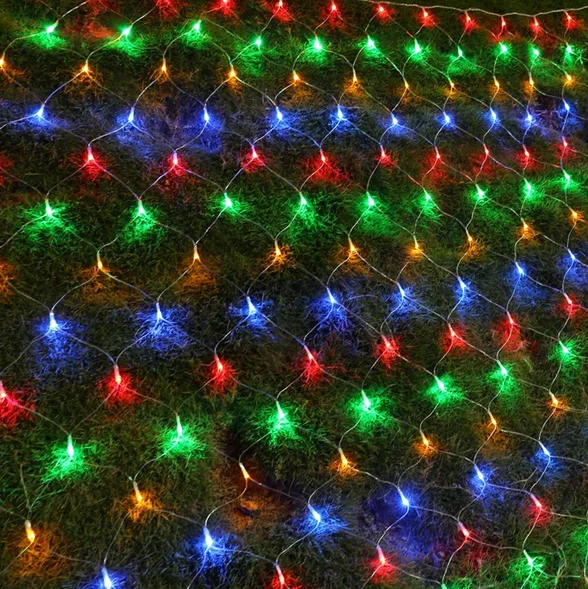 2020 3M X 2M Led Fairy Lights Festival Net Mesh String Xmas Party Wedding Christmas Lights Outdoor Decoration Holiday Lighting