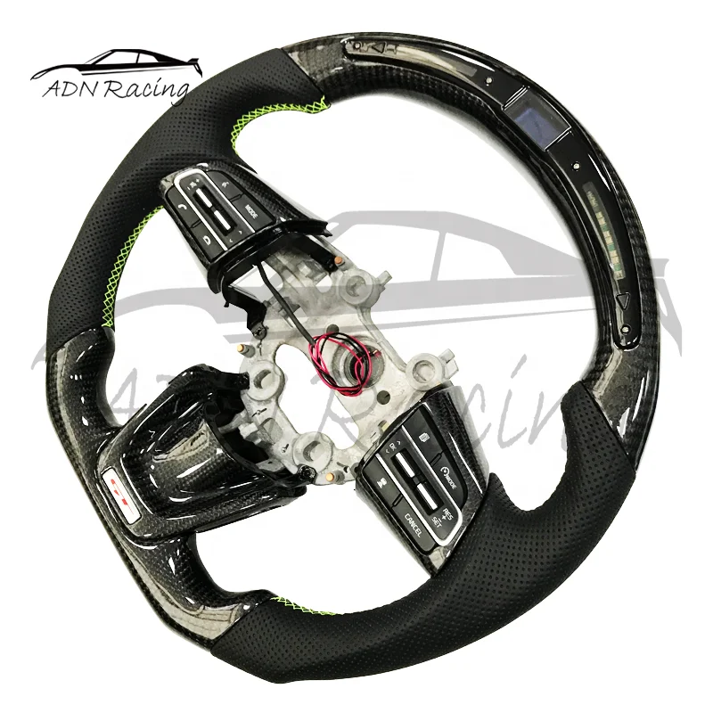 Led Race Display Carbon Fiber Steering Wheel For Kia Stinger Gt Buy