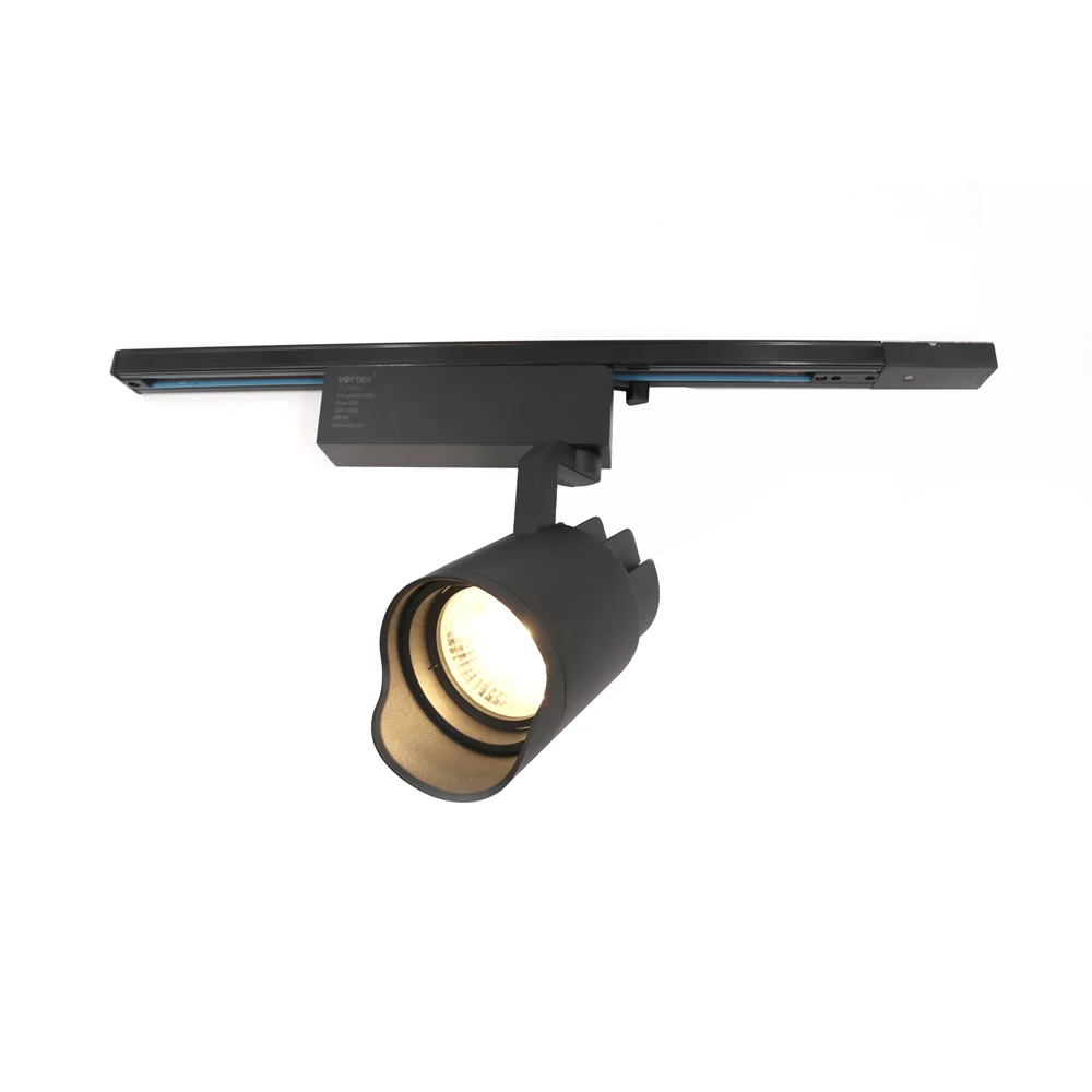 Retail shop spot cob track light led 30W high lumen 85lm/W Anti-glare black 30W LED track light