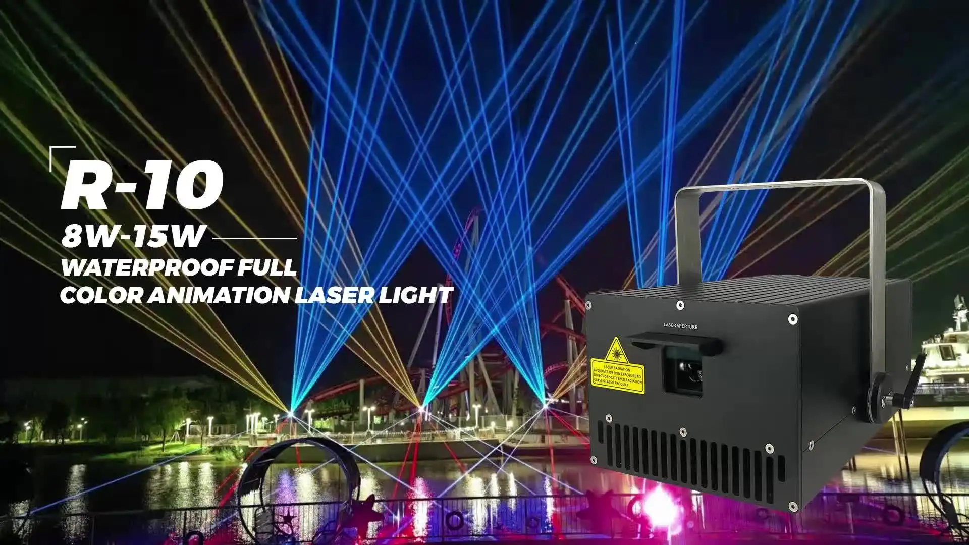 R-10 8ワット30kpps屋外パーティーディスコ3ddjステージコントロール