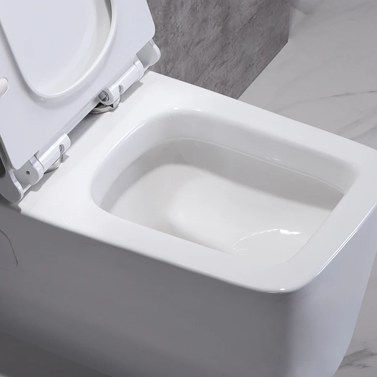 Wholesale cheap price sanitary ware european p trap white ceramic wc washdown wall mounted wall hung toilet details