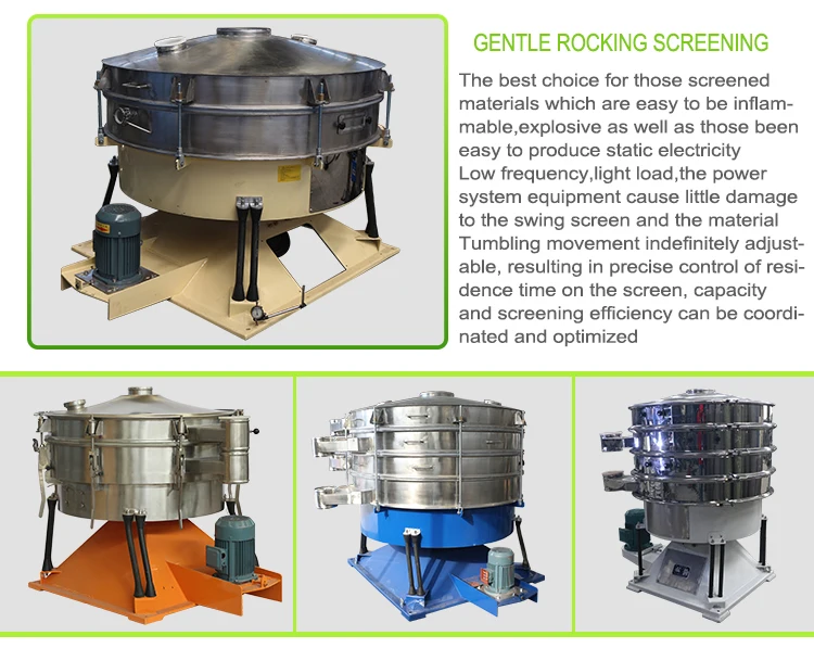 Hot Sale Eco-friendly High Speed Anti-wear Swing Screening Separator Equipment